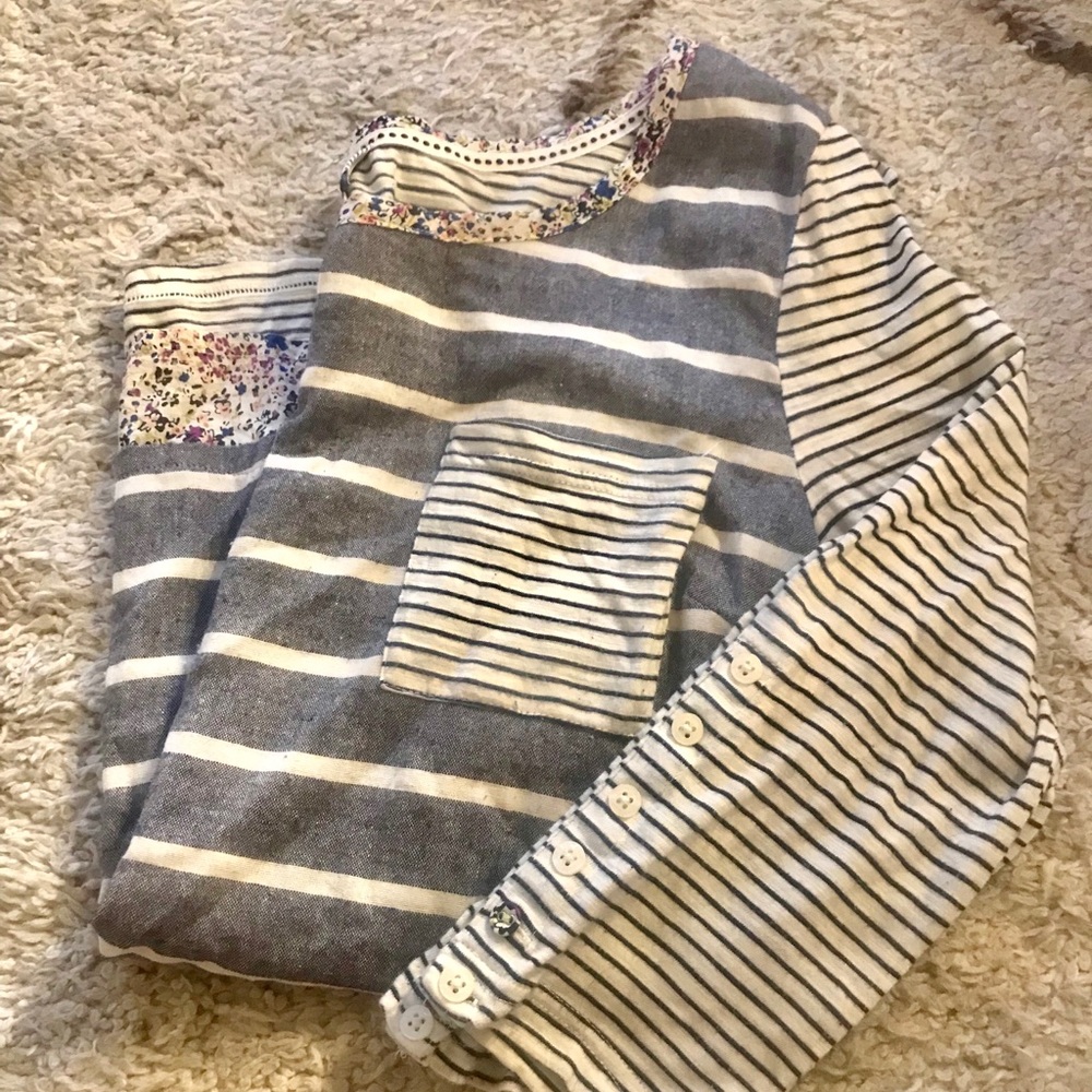 Anthropologie 3/4 Sleeve Tee!